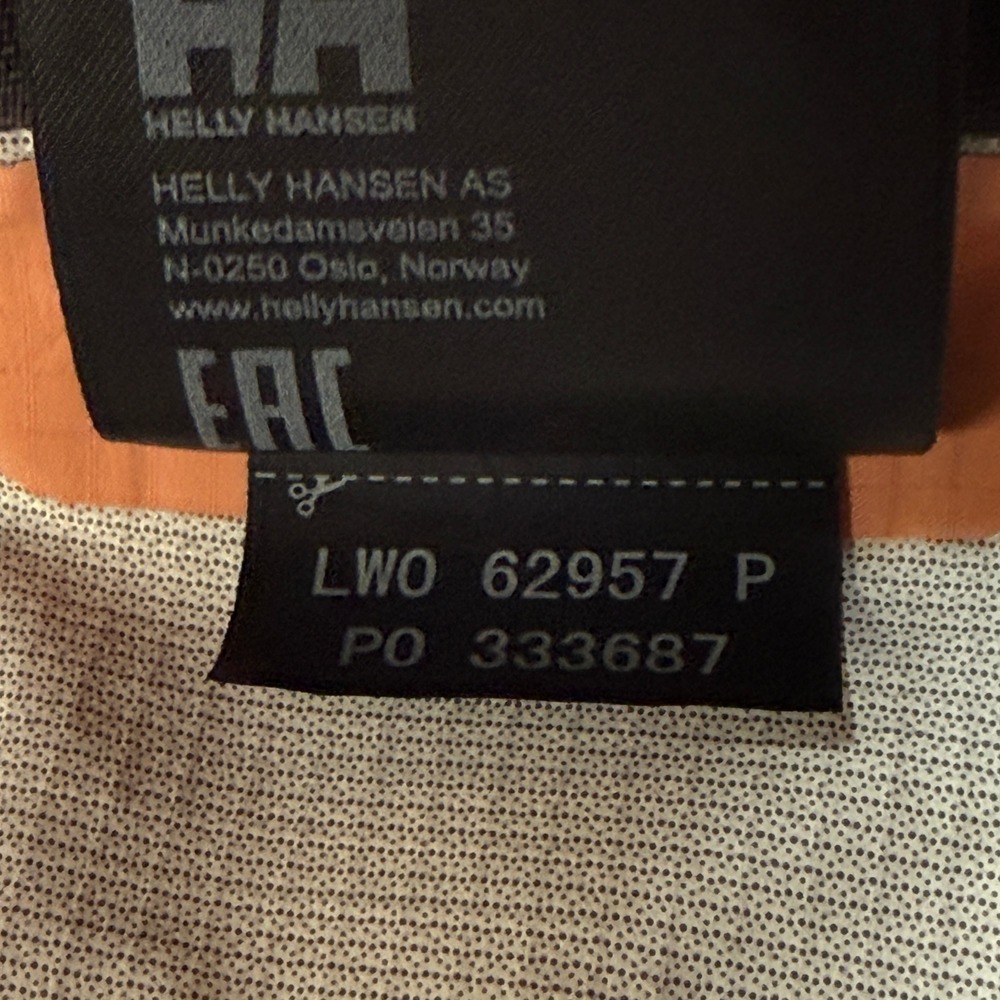 Helly Hansen Odin Light 3D Air Shell Rain Jacket Womens Small Peach Hooded - Picture 15 of 16